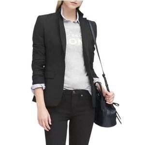 Club Monico Wool Classic Stretch Lined Blazer